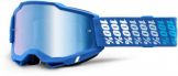 100% 2022 Accuri 2 Yarger Motocross-Brille Blau/Weiß (Gläser: Mirror Blue)