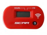 Scar Wireless Stundenzähler Rot