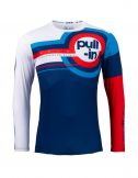 Pull-In 2023 Race Crossshirt Navy / Rood maat L