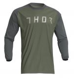 Thor 2023 Terrain Motocross Trikot Army / Anthrazit