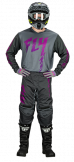 Fly Racing 2024 F-16 Jugend Motocross-Ausrüstung Grau / Anthrazit / Pink
