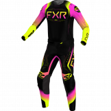 FXR 2024 Helium MX Jugend Motocross-Ausrüstung Limonade Schwarz / Pink / Fluor-Gelb