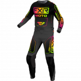 FXR 2024 Clutch MX Kinder Motocross-Ausrüstung Sherbert Schwarz / Fluor-Gelb / Orange / Pink