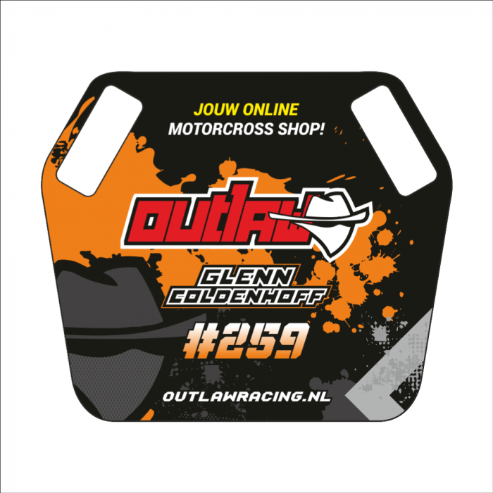 Outlaw Racing Anzeigetafel Gepersonaliseerd