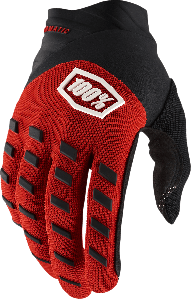 100% 2022 Airmatic Motocross Handschuhe Rot / Schwarz
