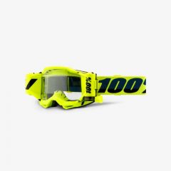 100% Accuri 2 Forecast Roll-Off Motocross-Brille Fluor-Gelb (Linse: Klar)